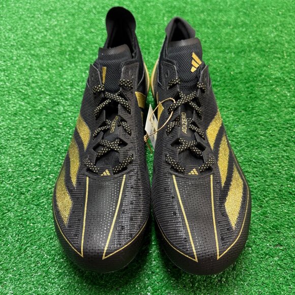 Adidas Adizero Electric Core Black Gold Metallic Carbon Mens IE4380 NEW Sz 13 - Picture 2 of 5